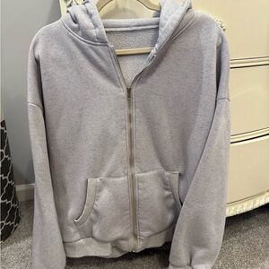 Amazon Women's Gray Hoodie Jacket